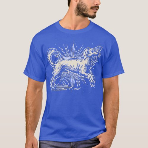 The Medieval Heroicall French Dog Emblem T_Shirt