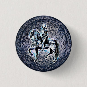 The Medieval Shield Knight Button