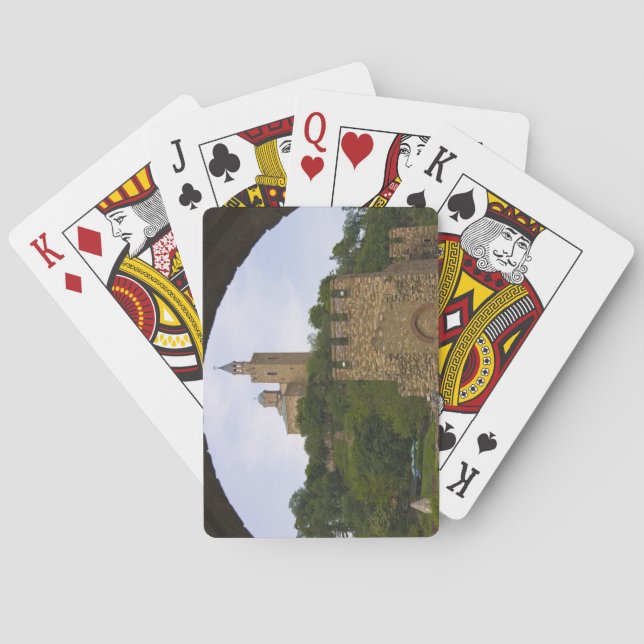 The medieval stronghold of Tsarevets Poker Cards (Back)