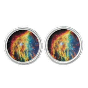 The Medusa Nebula Hubble Outer Space Photo Cufflinks