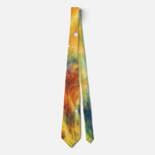 The Medusa Nebula Hubble Outer Space Photo Neck Tie