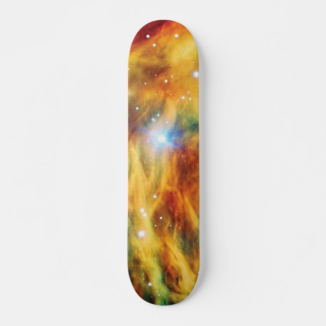 The Medusa Nebula Hubble Outer Space Photo Skateboard (Front)