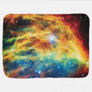 The Medusa Nebula Hubble Outer Space Photo Stroller Blanket