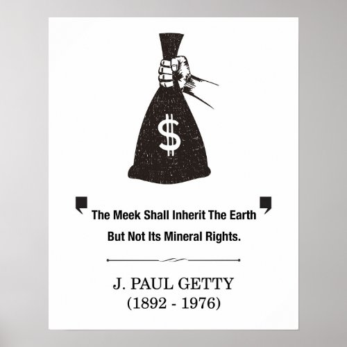 The Meek Shall Inherit The Earth Poster