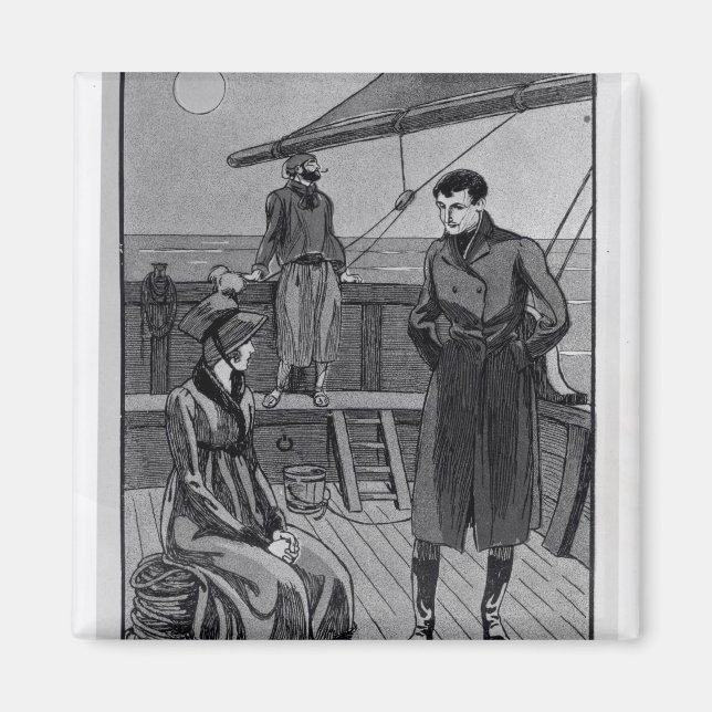 The meeting between Orso and Miss Nevil on Magnet (Front)