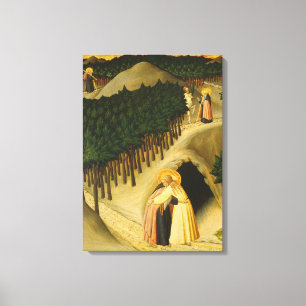The Meeting of Saint Anthony and Saint Paul Canvas Print