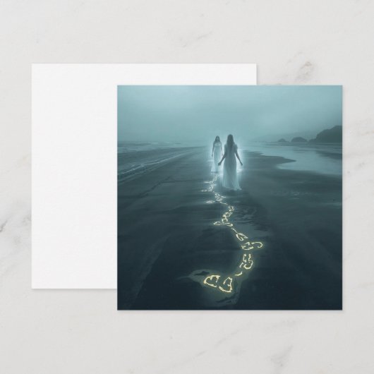 The Meeting on the Misty Shore (Front/Back)