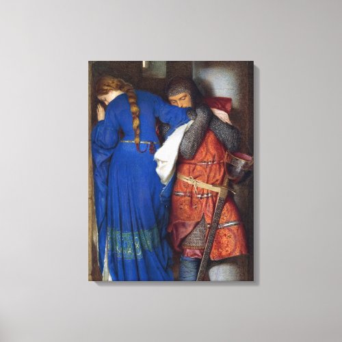 The Meeting on the Turret Stairs by Burton Canvas Print