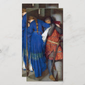 The Meeting on the Turret Stairs by F. W. Burton (Front/Back)