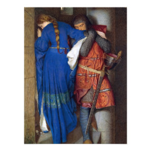 The Meeting on the Turret Stairs by F. W. Burton Photo Print