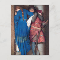 The Meeting On Turret Stairs by Frederic Burton