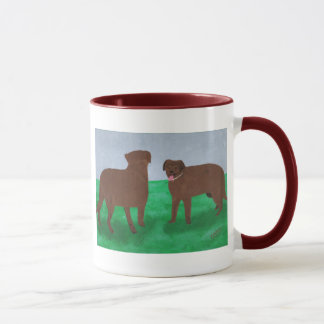 The Meeting, Two Friendly Dogs Mugs