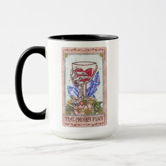 The Mega Pint Tarot Card Funny Skeleton Mug