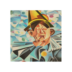 The Melancholic Clown Geometric Art