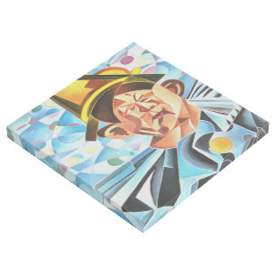 The Melancholic Clown Geometric Art