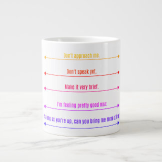 The Melanie Mug Jumbo Rainbow