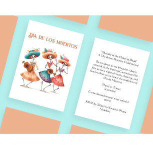 The Melody of the Dancing Dead, custom Invitation