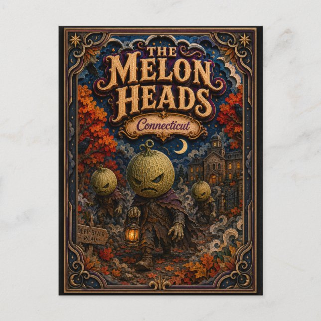 The Melon Heads Connecticut Popcut Legends Postcard (Front)
