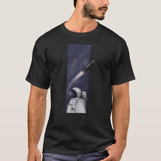 The Melting Astronaut T-Shirt (Front)