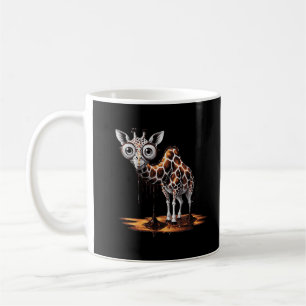 The Melting Giraffe Funny Surreal Art Design Coffee Mug