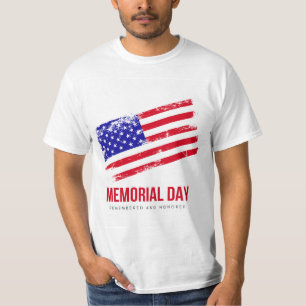 The memorial day design t-shirt