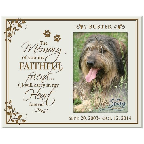 The Memory of You Pets Ivory Picture Frame