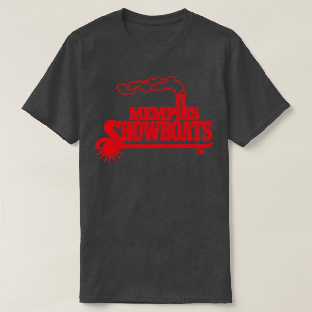 The Memphis Showboats T-Shirt (Design Front)