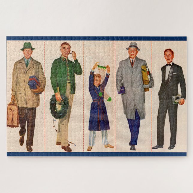 the men of the family jigsaw puzzle (Horizontal)