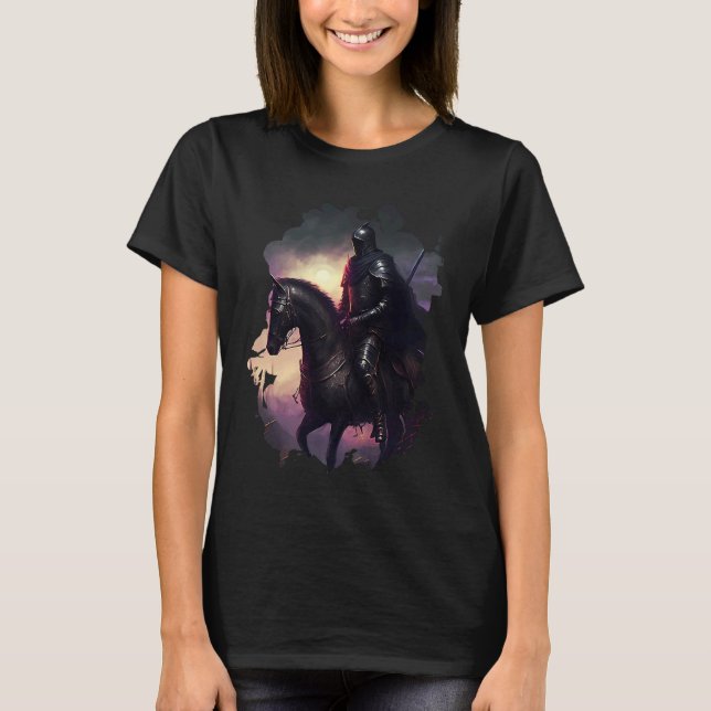 The menacing knight in the night T-Shirt (Front)