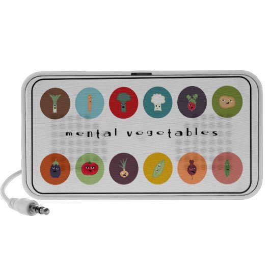 the mental veggies polka! mini speaker (Front)