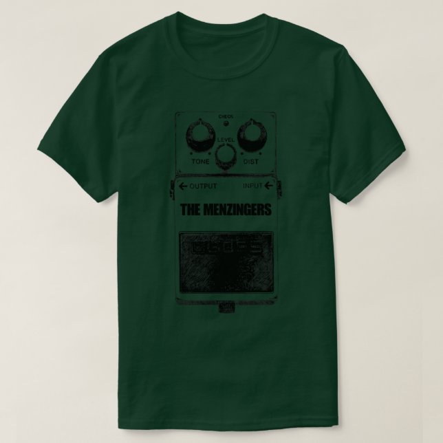 The Menzingers Guitar Pedal T-Shirt (Design Front)