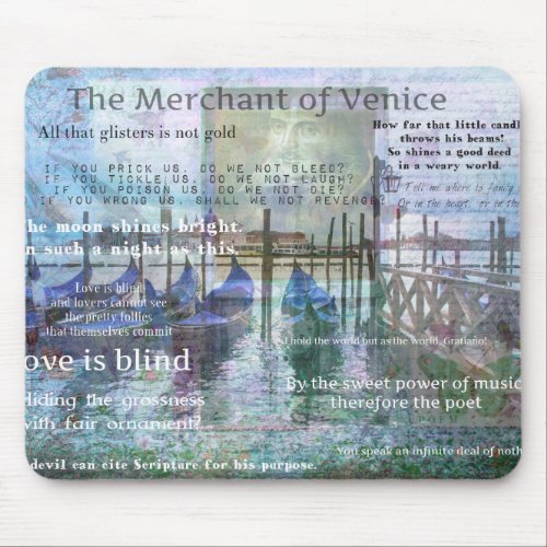 The Merchant of Venice Shakespeare quotes Mouse Pad