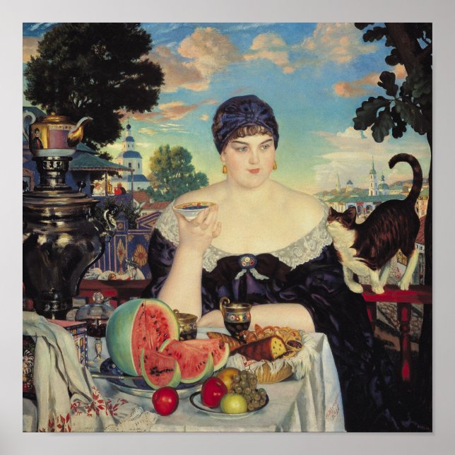 The Merchant's Wife at Tea, 1918 Poster (Front)