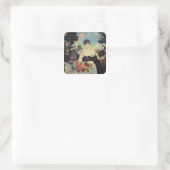 The Merchant's Wife at Tea, 1918 Square Sticker (Bag)