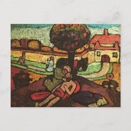 The merciful Samaritan by Paula Modersohn_Becker Postcard