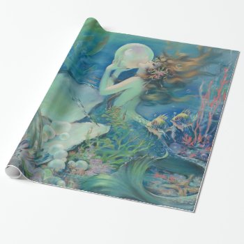 The Mermaid By Henry Clive Wrapping Paper by TheArts at Zazzle