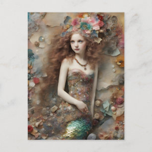 The Mermaid Child Postcard