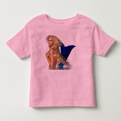 The Mermaid Childs Retro Toddler T_shirt