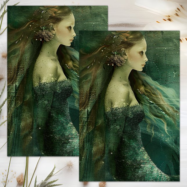 THE MERMAID DECOUPAGE TISSUE PAPER (THE MERMAID DECOUPAGE TISSUE PAPER)
