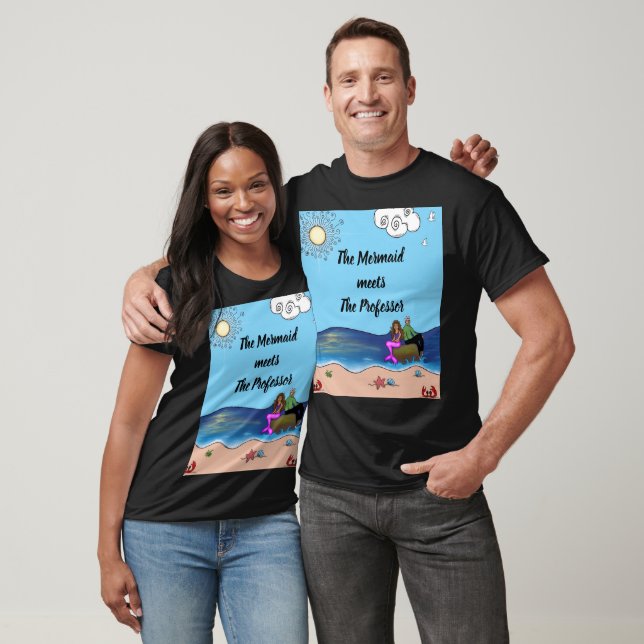 The Mermaid meets The Professor T~Shirt T-Shirt (Unisex)
