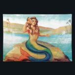 The Mermaid Placemat<br><div class="desc">A mermaid listens to a seashell.</div>