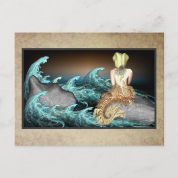 The Mermaid Postcard by EarthMagickGifts at Zazzle