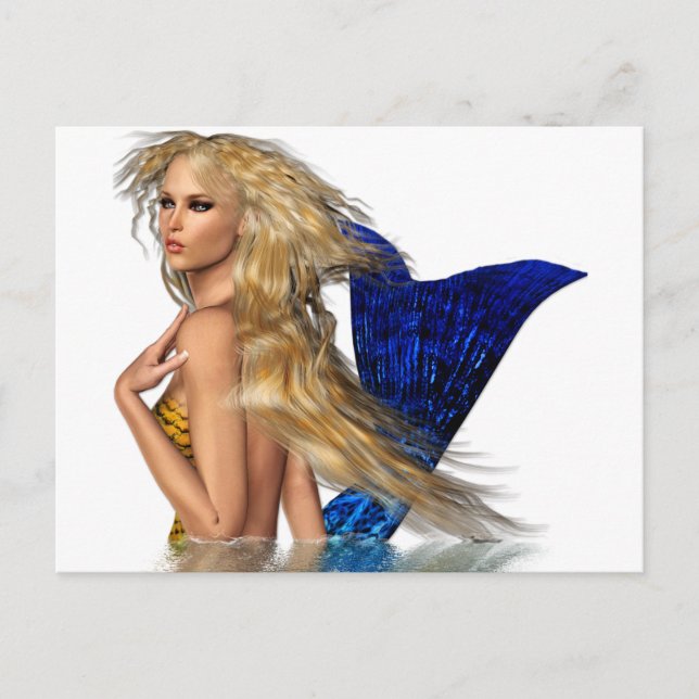 The Mermaid Postcard (Front)