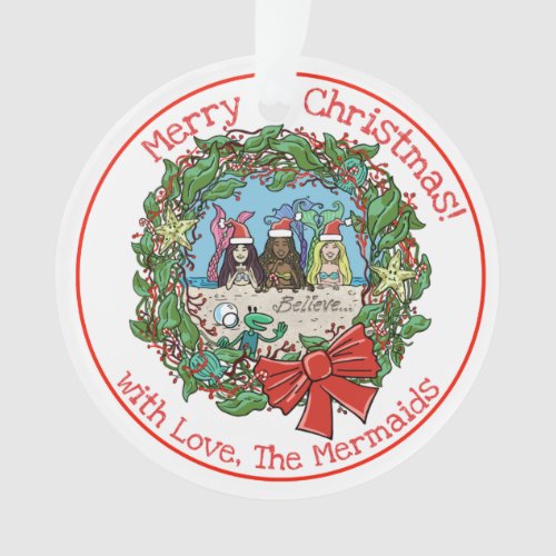 The Mermaids 12 Days of Christmas Wreath Ornament