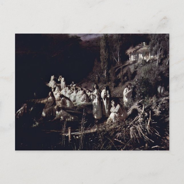 The Mermaids By Ivan Nikolaevich Kramskoi (Best Qu Postcard (Front)