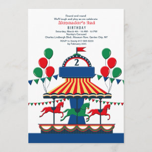 The Merry-Go Round #2 Invitation