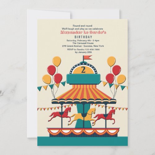 The Merry_Go_Round Invitation