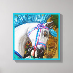 The Merry-go-Round Painted Horse 2 Canvas Print
