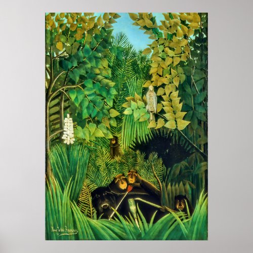 The Merry Jesters _ Henri Rousseau Poster