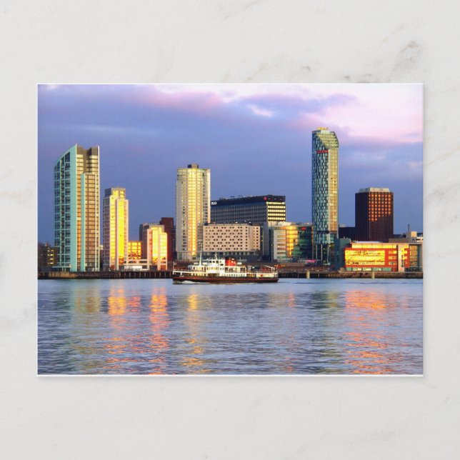 The Mersey Ferry & LIverpool Waterfront Postcard (Front)
